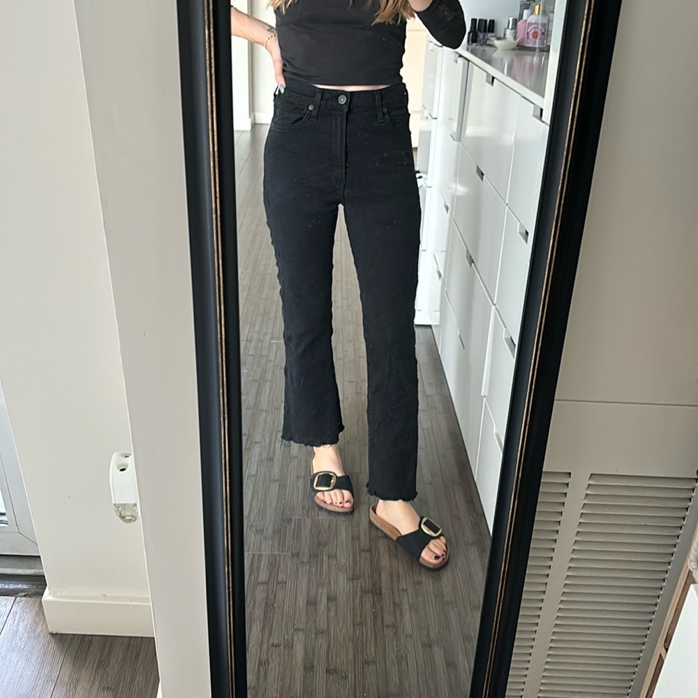 COH Citizens of humanity Marion black denim jeans bootcut
